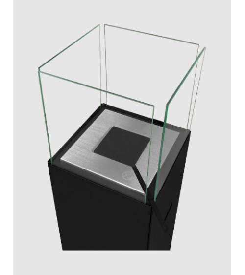 Bioclimática de pie PATIO – BESTIA negro mate 95,7 x 26,8 cm