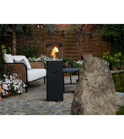 Biocamino da terra PATIO – BESTIA nero opaco 95,7 x 26,8 cm
