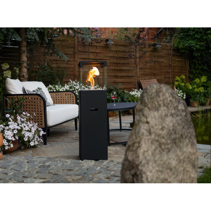 Biocamino da terra PATIO – BESTIA nero opaco 95,7 x 26,8 cm