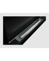 Lareira de bioetanol 900x400 SLIM preta estruturada com vidro