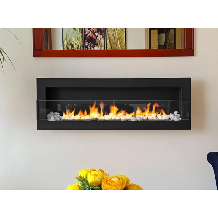 BIOLAREIRA 1200x400 estrutura preta com vidro