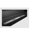 Biocamino da parete 1200 x 400 BOX con vetro – Finitura strutturata
