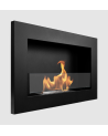Biochimenea 650 x 400 Slim negra con cristal
