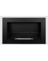 Bio-lareira 650 x 400 Slim preta com vidro