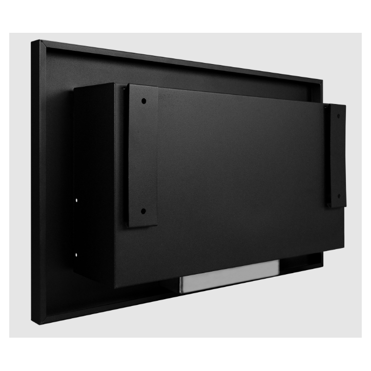 Bio-lareira 650 x 400 Slim preta com vidro