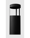Biochimenea de suelo Kozen negro mate 44 x 136 x 31 cm
