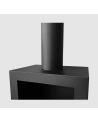 Biochimenea de suelo Kozen negro mate 44 x 136 x 31 cm