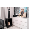 Biochimenea de suelo Kozen negro mate 44 x 136 x 31 cm
