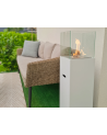 Biocheminée sur pied PATIO blanc mat 95,7 x 26,8 cm