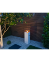 Biocheminée sur pied PATIO blanc mat 95,7 x 26,8 cm