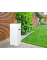 Biocheminée sur pied PATIO blanc mat 95,7 x 26,8 cm