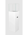 Biocheminée sur pied PATIO blanc mat 95,7 x 26,8 cm