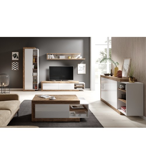 Salon complet Sintra - Blanc brillant