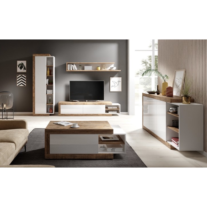 Salon complet Sintra - Blanc brillant