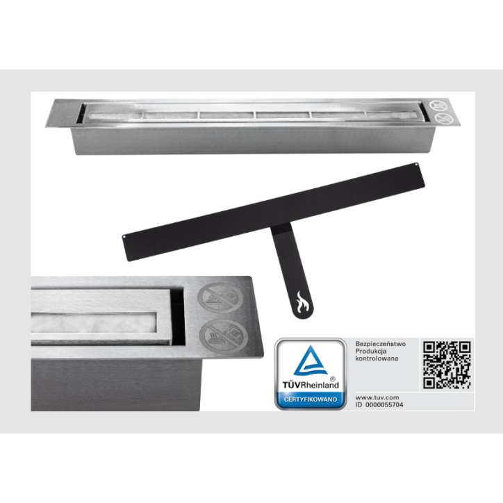 Biochimenea 900 x 400 con cristal negro texturizado