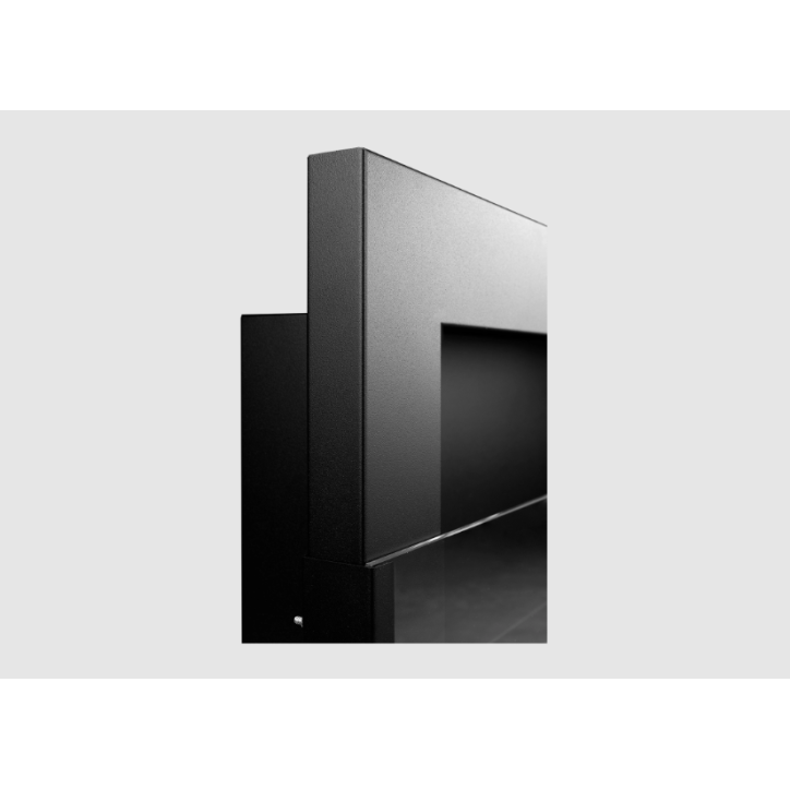 Biochimenea 900 x 400 con cristal negro texturizado