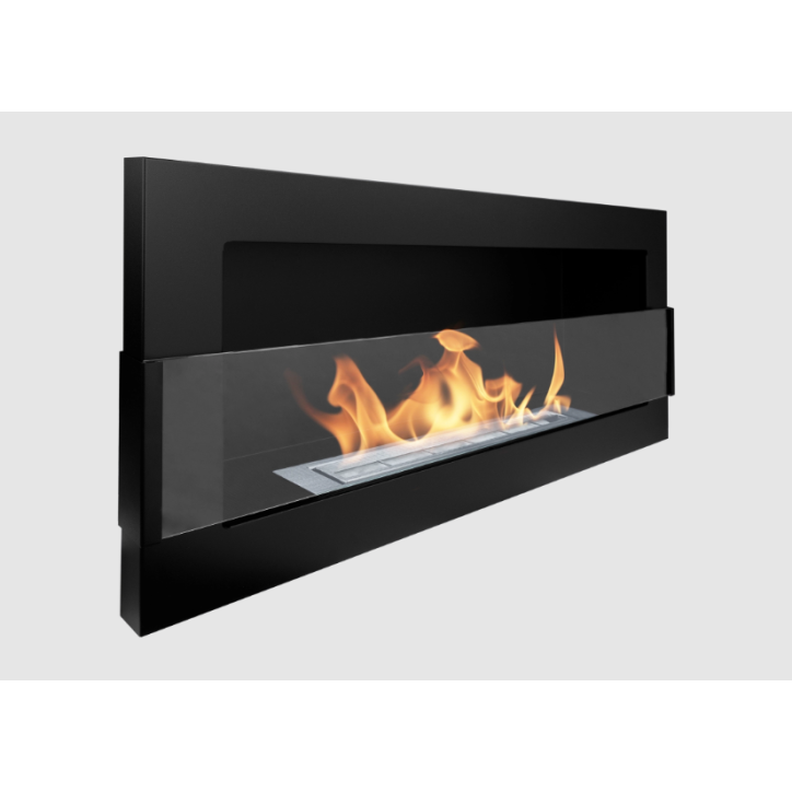 Biolareira 900 x 400 com vidro preto texturizado