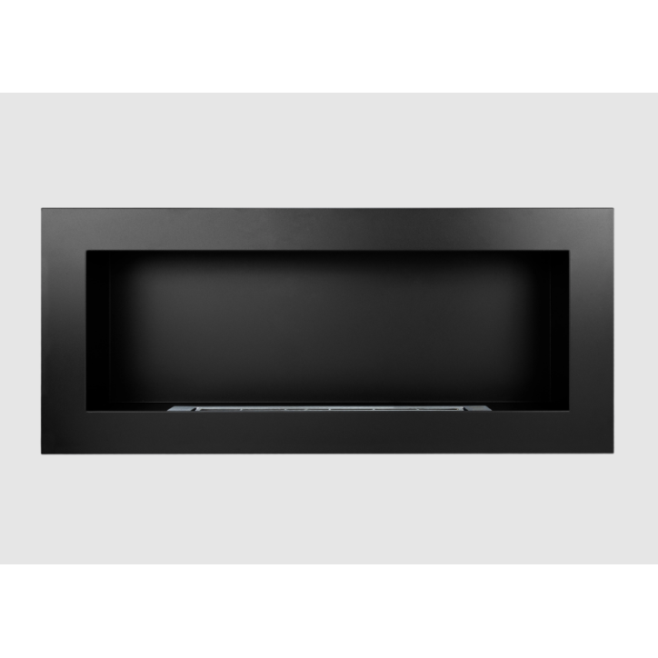 Biocamino 900 x 400 nero strutturato opaco