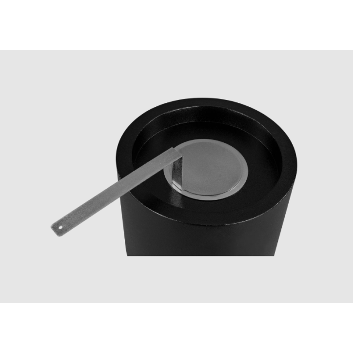 Biocamino da appoggio Moon Mini nero opaco