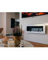 Biocheminée 900x400 avec vitre blanc brillant