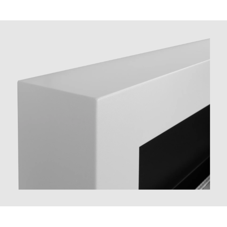 Biocheminée murale 900x400 Box, blanc structuré mat
