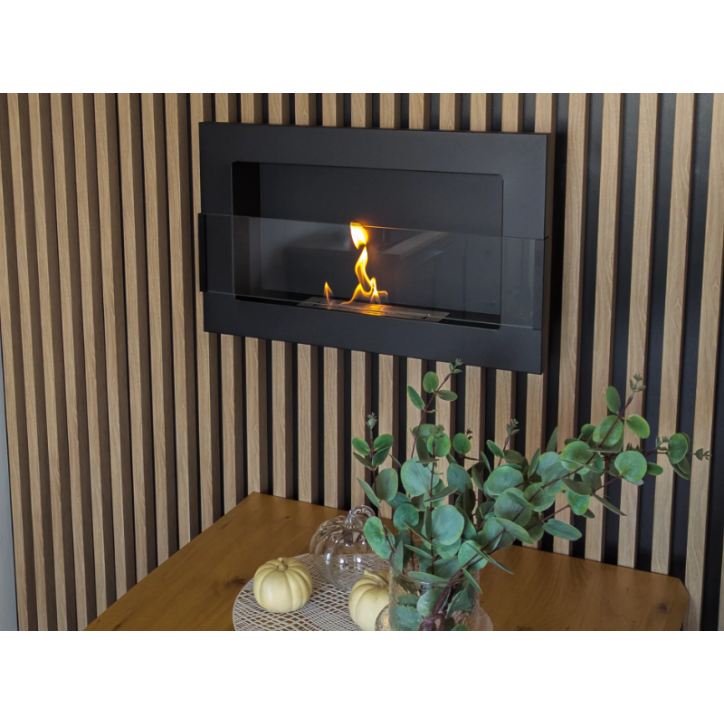 Biolareira 650x400 com vidro preto estruturado