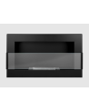 Biocamina 650x400 con cristal negro estructurado