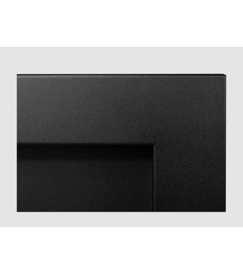 Biocamina 650x400 con cristal negro estructurado