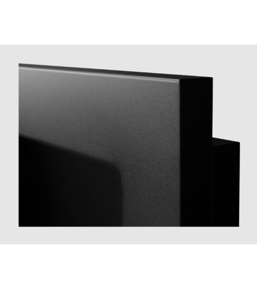 Biocamina 650x400 con cristal negro estructurado