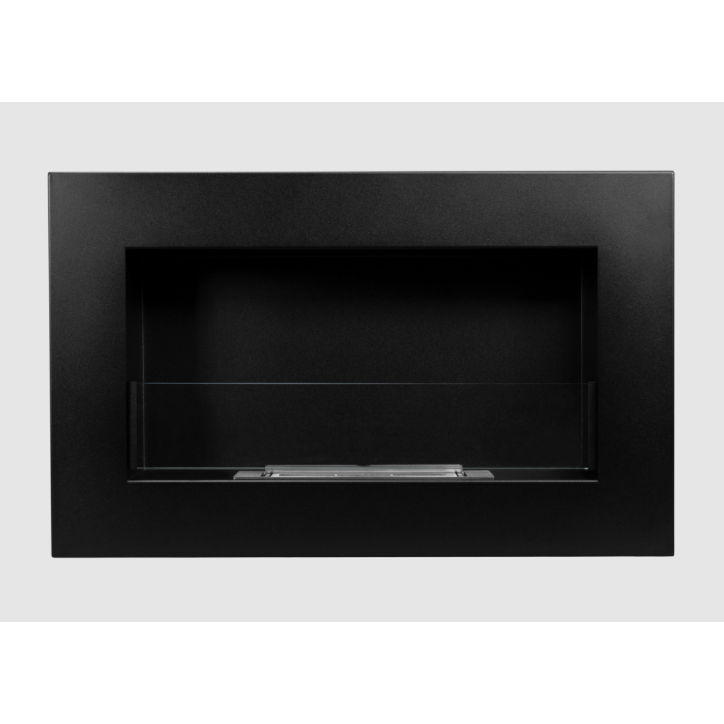 BIO-CHEMINÉE BOX 650X400 noire avec vitre BIO-CHEMINÉE BOX 650X400 noire avec vitre