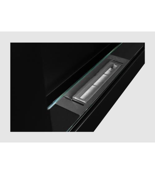 BIOCHIMENEA BOX 650X400 NEGRA CON CRISTAL