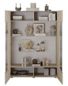 Ensemble Rio cashmere - Buffet & Vitrine vitrée