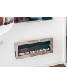 Biochimenea de pared con cristal 900x400 Inox