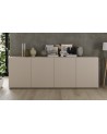 Ensemble Rio cashmere - Buffet & Vitrine vitrée