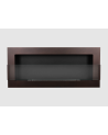 Biochaminé de parede com vidro 900x400 castanho