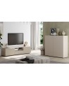 Ensemble Rio cashmere - meuble TV & buffet 2 portes