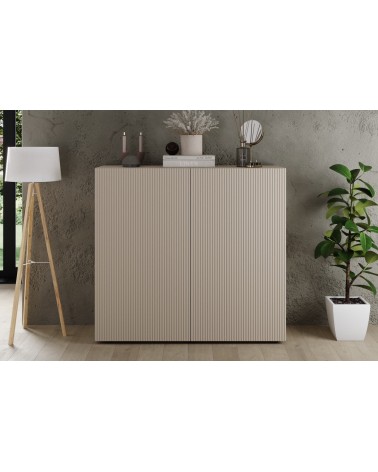 Ensemble Rio cashmere - meuble TV & buffet 2 portes