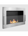 Biocamino sospeso con vetro 650x400 inox