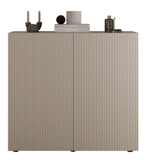 Ensemble Rio cashmere - meuble TV & buffet 2 portes