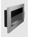 Biocamino sospeso con vetro 650x400 inox