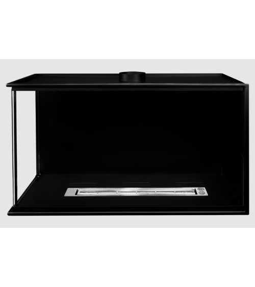 Bio-cheminée encastrable d’angle BIO-EKO gauche 80 cm x 50 cm