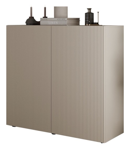 Ensemble Rio cashmere - meuble TV & buffet 2 portes