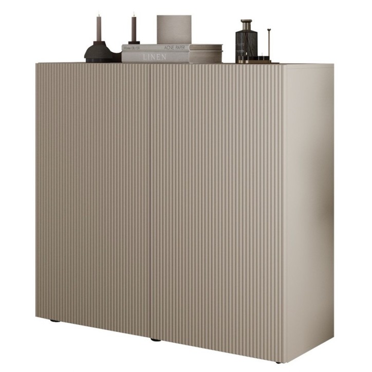 Ensemble Rio cashmere - meuble TV & buffet 2 portes