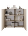 Ensemble Rio cashmere - meuble TV & buffet 2 portes