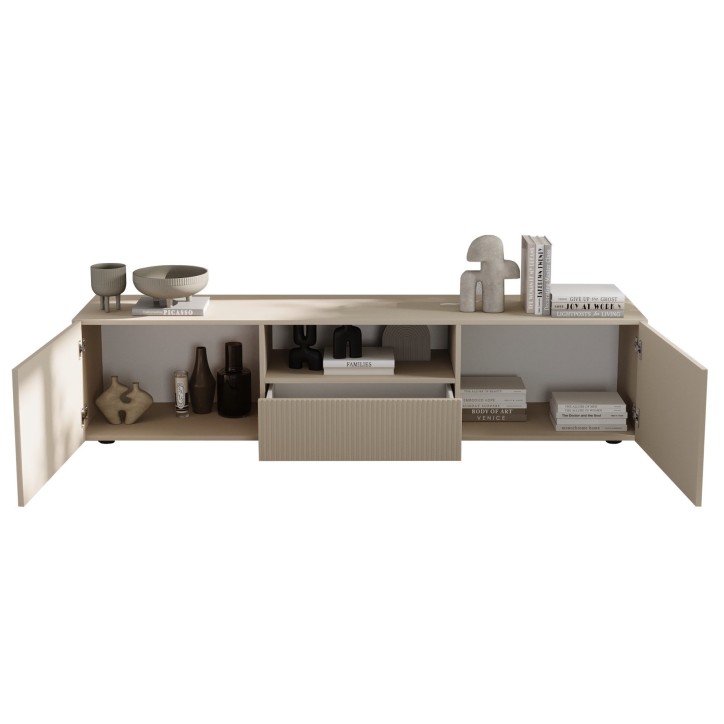 Ensemble Rio cashmere - meuble TV & buffet 2 portes