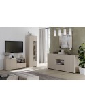 Ensemble Rio cashmere - meuble TV & buffet & vitrine