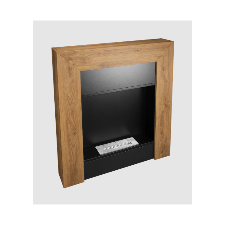Chimenea biológica de madera Denver Portal 95,4 x 84,2 cm