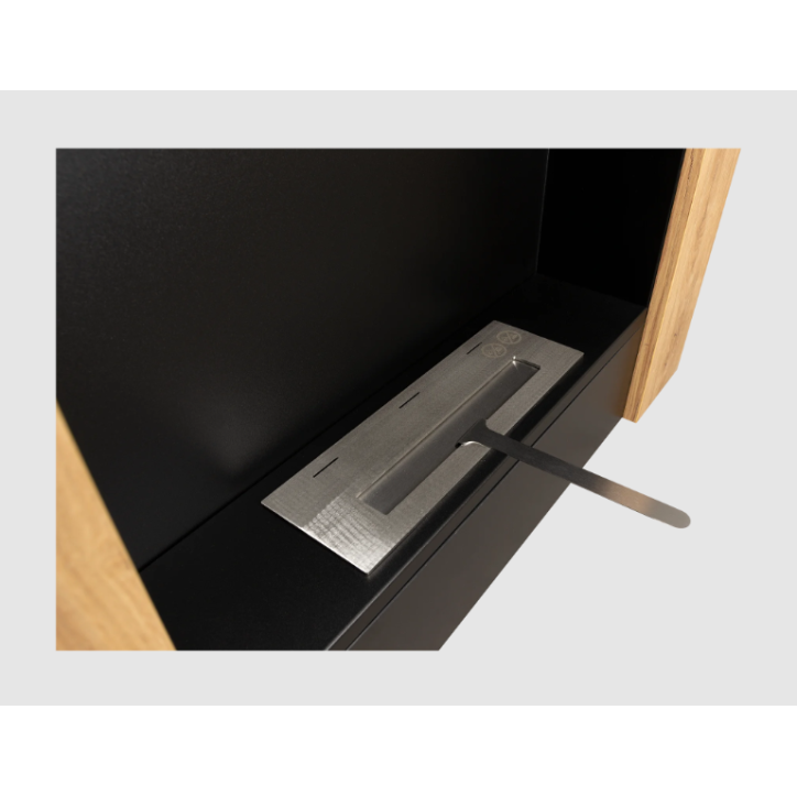 Biocamino in legno Denver Portal 95,4 x 84,2 cm
