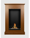 Biochimenea de portal KLER con cristal 101,5 x 71 cm