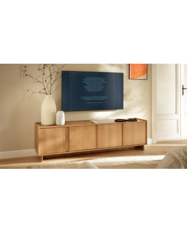 Meuble TV YASUMI RTV195 – Couleur Chêne Carmel
